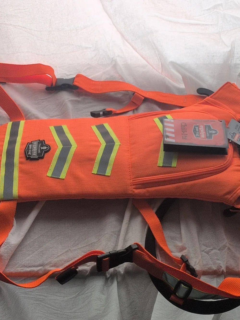 -- Orange Hydration Backpack by